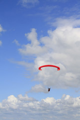 parapente en vol
