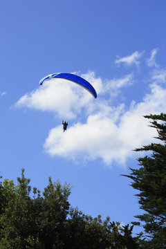 atterrissage en parapente