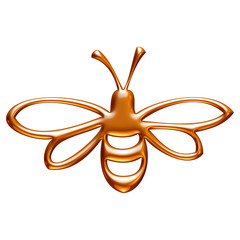 Abeille dor&eacute;e