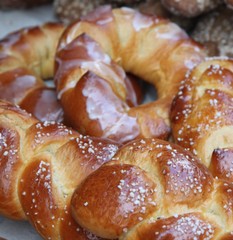 Brioches  tressées et en couronne