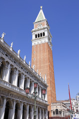 Fototapeta na wymiar Świętego Marka Campanile - Wenecja, Włochy