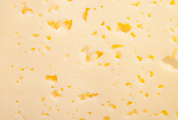 Cheese with holes background