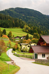 The wonderful scenery around Wagrain, Austria