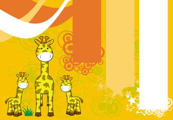 giraffe background9