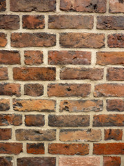 Mauer aus Ziegelstein