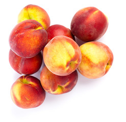 peaches isolated