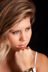 Fototapeta premium Young casual woman portrait
