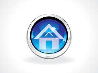 abstract glossy home botton