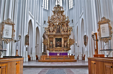 Ch&oelig;ur de l'&eacute;glise de Malm&ouml;