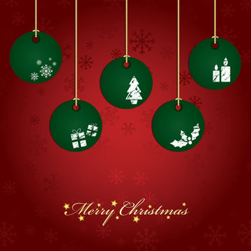 hanging christmas decorations