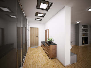 Flur Interior 3d