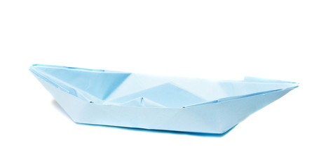 origami figure of boat