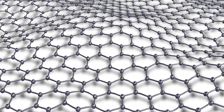 Graphene molecular mesh