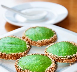 Chinese green tea cake 3