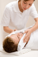Obraz na płótnie Canvas Male cosmetics - day spa treatment