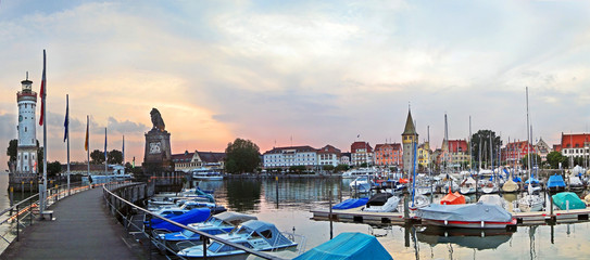 Lindau Hafen Panorama