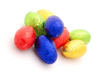 Easter chocolate eggs