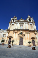 Fototapeta na wymiar Kościół Mdina, Malta