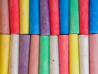 Colorful crayon