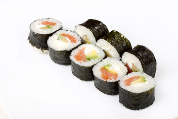 Traditional Japanese food Sushi