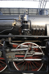 treno antico a vapore