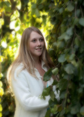 Portrait zwischen Blättern :-)