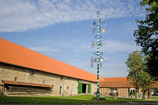 Lamspringe: Blick ins Klostergut (Niedersachsen)