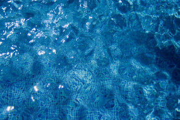Refreshing swimming pool water