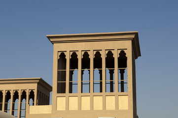 Fototapeta premium Dubai Architecture Details Windtower