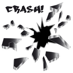 tattoo breakthrough hole isolated