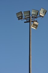 Stadium lights pole