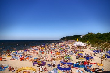 beach Międzyzdroje (Poland) - obrazy, fototapety, plakaty