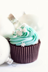 Christmas cupcake