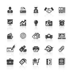 Black Web  Icons -  Business & Communication