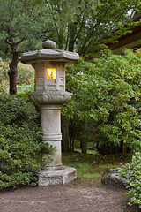 Fototapeta na wymiar Stone Lantern at Japanese Garden 2