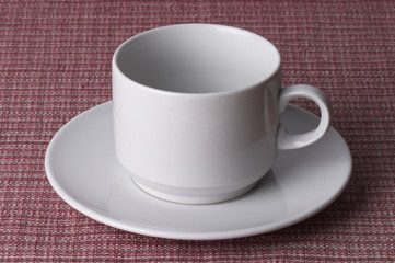 Little white coffee cup