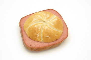 Leberkäse Semmel