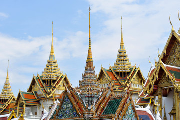Fototapeta premium Wat Pra Kaew/national palace in bangkok,Thailand