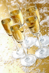 Five champagnes