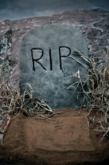 Halloween grave