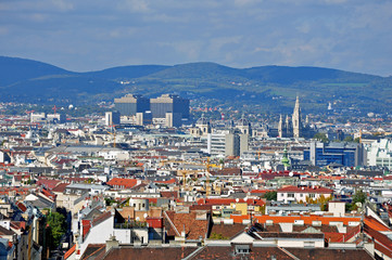 blick über wien