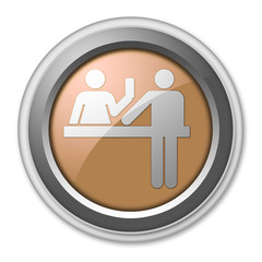 Bronze 3D Style Button 