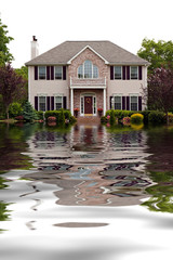 Flood Damaged Home - 26521153