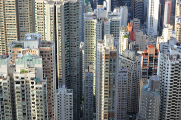 Fototapeta na wymiar buildings in Hong Kong