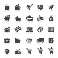 Black Web  Icons -  Shopping & Business