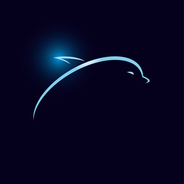 logo entreprise, dauphin