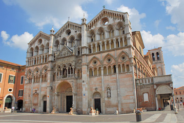 Obraz premium Italy Ferrara St George cathedral