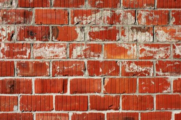 Backsteinwand mit Flecken