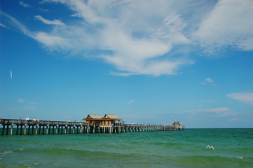 Fishing pier at Naples Beach, Florida