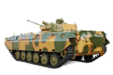 Armored Personnel Carrier. Clipping path included.